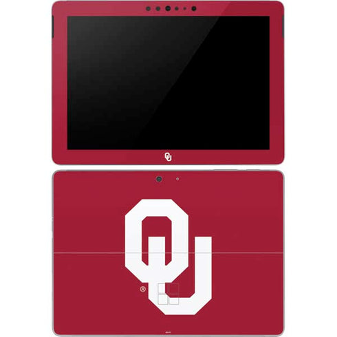 University of Oklahoma Sooners Cracked Surface Go Skin