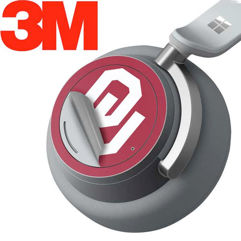 University of Oklahoma Sooners Cracked Surface Headphones Skin