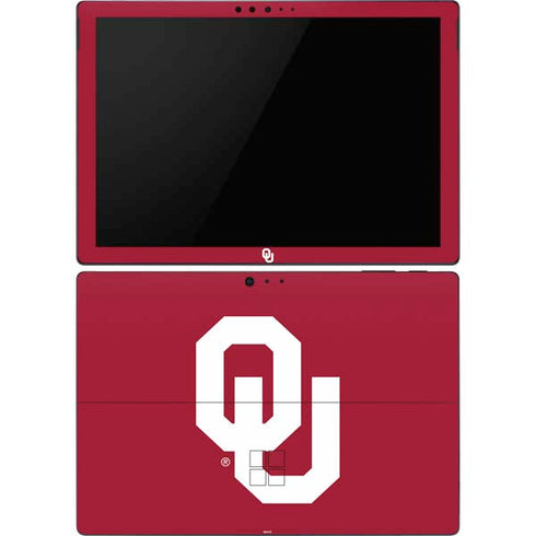 University of Oklahoma Sooners Cracked Surface Pro 6 Skin