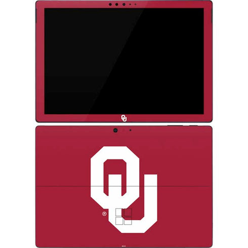 University of Oklahoma Sooners Cracked Surface Pro 7 Skin