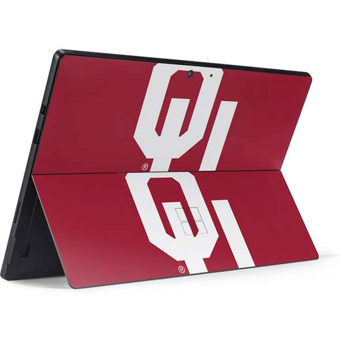 University of Oklahoma Sooners Cracked Surface Pro 7 Skin