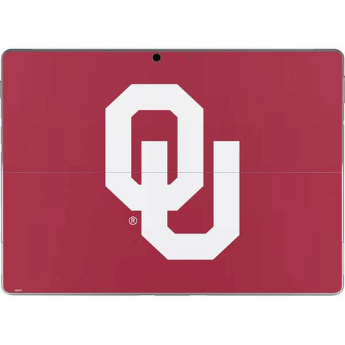 University of Oklahoma Sooners Cracked Surface Pro 8 Skin