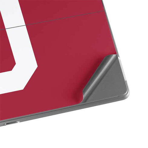 University of Oklahoma Sooners Cracked Surface Pro 8 Skin