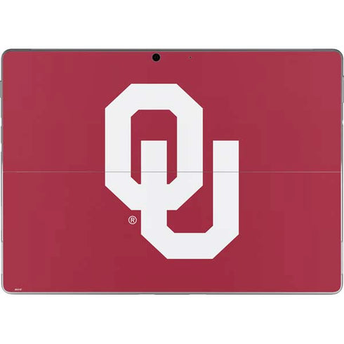 University of Oklahoma Sooners Cracked Surface Pro 9 Skin