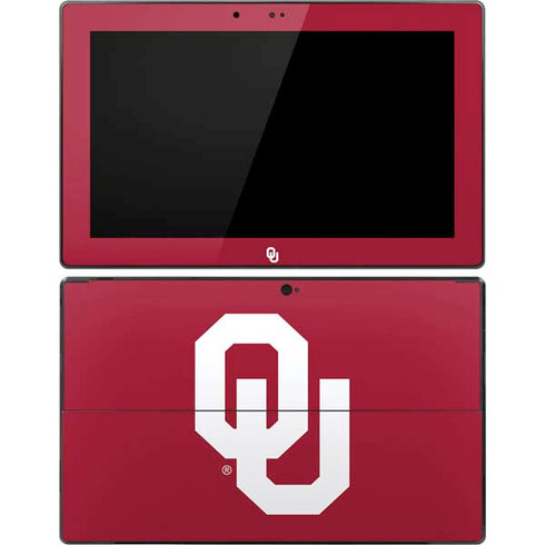 University of Oklahoma Sooners Cracked Surface Pro Tablet Skin