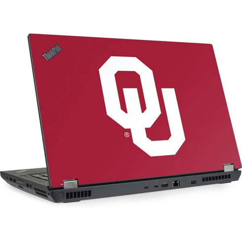 University of Oklahoma Sooners Cracked Lenovo ThinkPad Skin