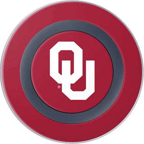 University of Oklahoma Sooners Cracked Wireless Charger Skin