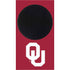 University of Oklahoma Sooners Cracked Xbox Series S Console Skin