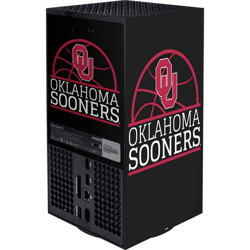 University of Oklahoma Sooners Cracked Xbox Series X Bundle Skin