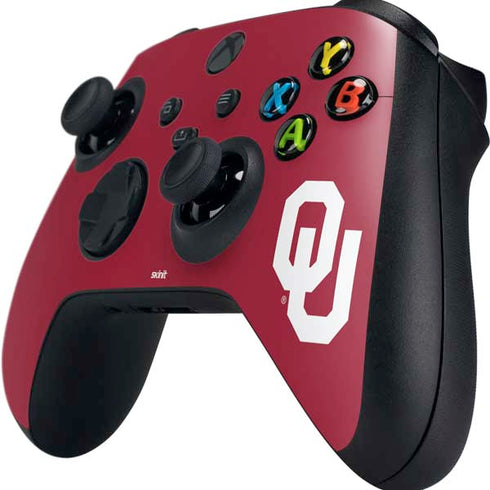 University of Oklahoma Sooners Cracked Xbox Series X Controller Skin