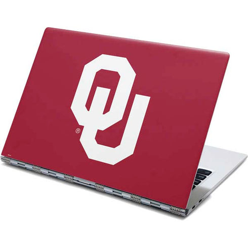 University of Oklahoma Sooners Cracked Yoga 910 2-in-1 14in Touch-Screen Skin