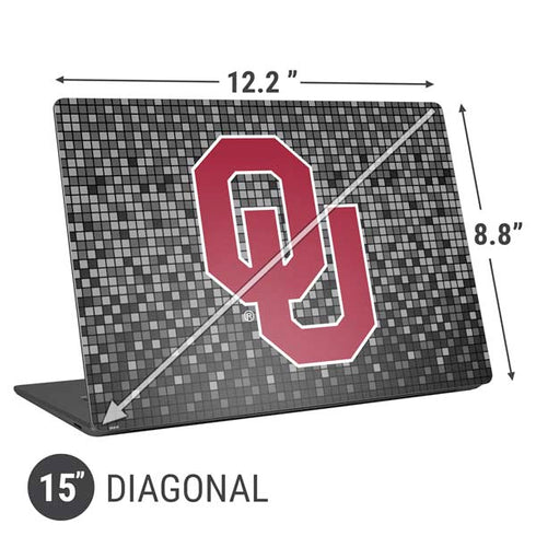 University of Oklahoma Sooners Digi Universal Laptop 15in (12.2 x 8.8in) Skin