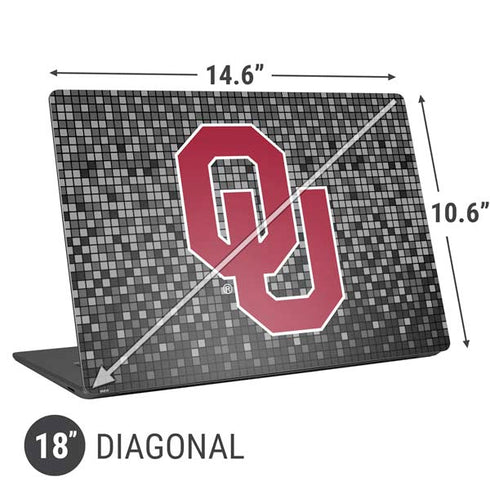 University of Oklahoma Sooners Digi Universal Laptop 18in (14.6 x 10.6in) Skin