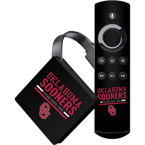 University of Oklahoma Sooners Est 1890 Amazon Fire TV Skin