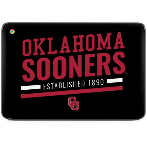 University of Oklahoma Sooners Est 1890 HP Chromebook Skin