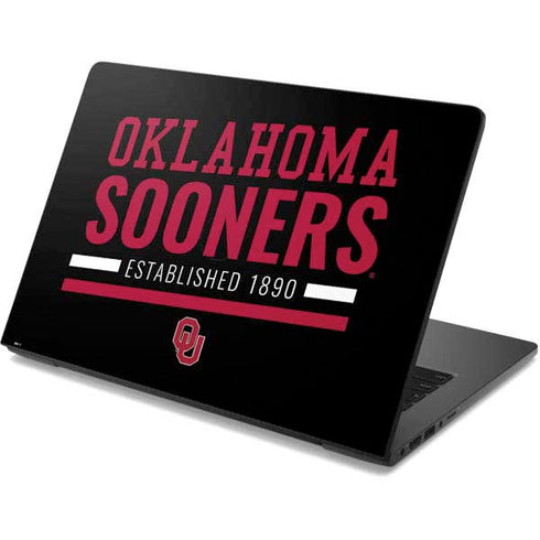 University of Oklahoma Sooners Est 1890 Dell Chromebook Skin