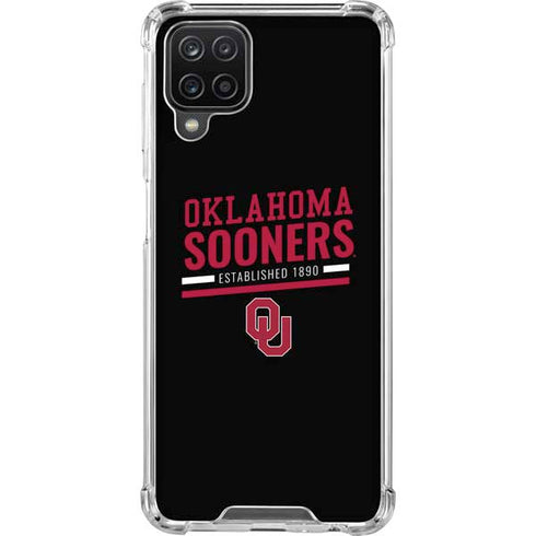 University of Oklahoma Sooners Est 1890 Galaxy A12 Clear Case