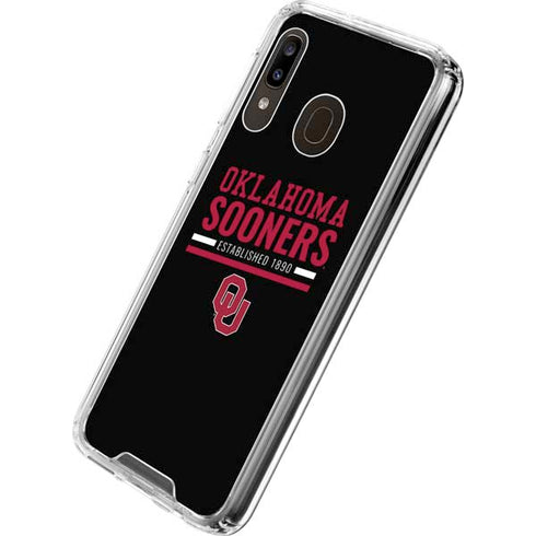 University of Oklahoma Sooners Est 1890 Galaxy A30 Clear Case