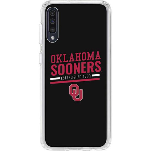 University of Oklahoma Sooners Est 1890 Galaxy A50 Clear Case