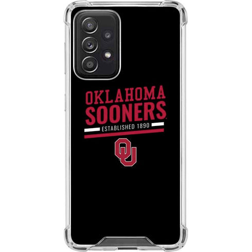 University of Oklahoma Sooners Est 1890 Galaxy A52 5G Clear Case