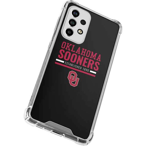 University of Oklahoma Sooners Est 1890 Galaxy A53 5G Clear Case