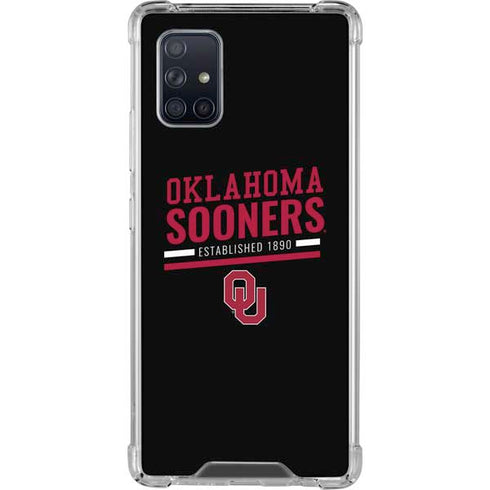 University of Oklahoma Sooners Est 1890 Galaxy A71 5G Clear Case