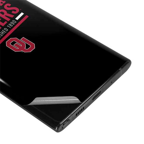 University of Oklahoma Sooners Est 1890 Galaxy Note 10 Skin