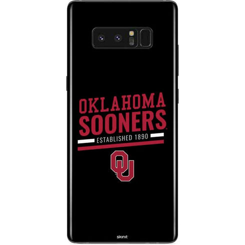 University of Oklahoma Sooners Est 1890 Galaxy Note 8 Skin