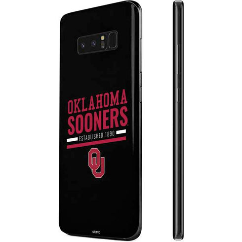University of Oklahoma Sooners Est 1890 Galaxy Note 8 Skin