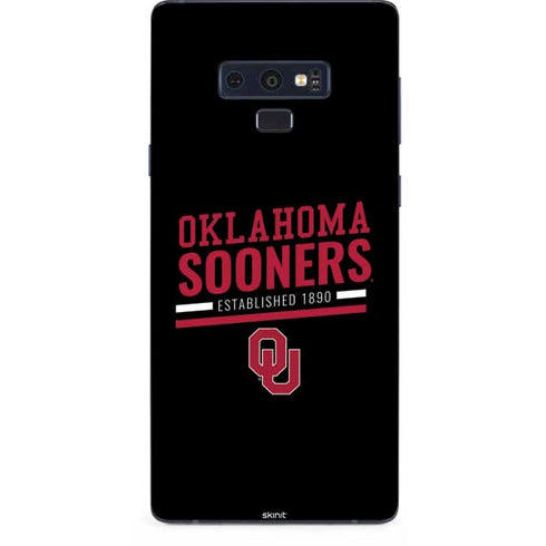 University of Oklahoma Sooners Est 1890 Galaxy Note 9 Skin