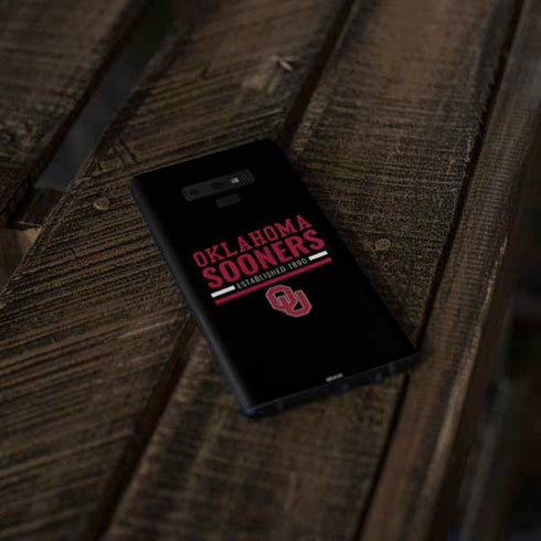 University of Oklahoma Sooners Est 1890 Galaxy Note 9 Skin