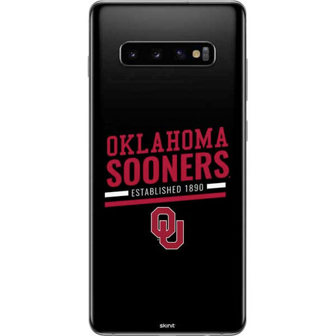 University of Oklahoma Sooners Est 1890 Galaxy S10 Plus Skin