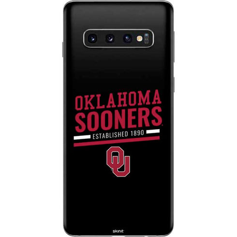 University of Oklahoma Sooners Est 1890 Galaxy S10 Skin