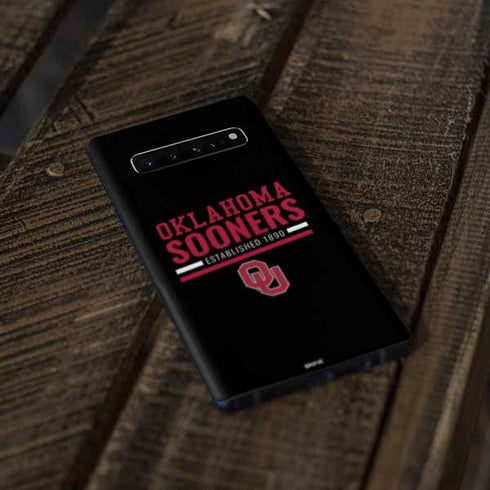 University of Oklahoma Sooners Est 1890 Galaxy S10 Skin
