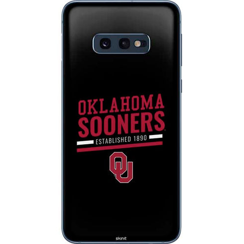 University of Oklahoma Sooners Est 1890 Galaxy S10e Skin