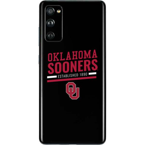 University of Oklahoma Sooners Est 1890 Galaxy S20 Fan Edition Skin