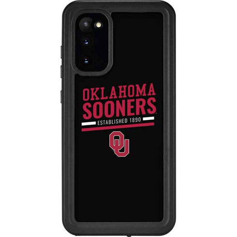 University of Oklahoma Sooners Est 1890 Galaxy S20 Waterproof Case