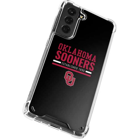 University of Oklahoma Sooners Est 1890 Galaxy S21 5G Clear Case