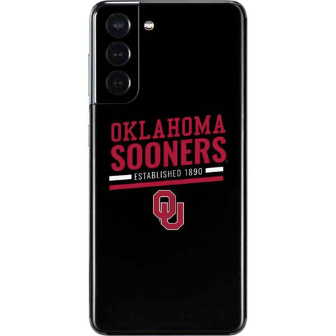 University of Oklahoma Sooners Est 1890 Galaxy S21 5G Skin