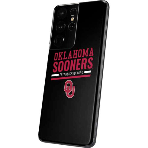 University of Oklahoma Sooners Est 1890 Galaxy S21 Ultra 5G Skin