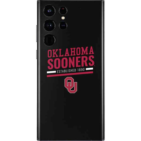 University of Oklahoma Sooners Est 1890 Galaxy S22 Ultra Skin
