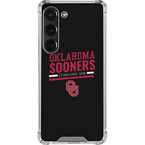 University of Oklahoma Sooners Est 1890 Galaxy S23 Clear Case