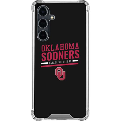 University of Oklahoma Sooners Est 1890 Galaxy S23 FE Clear Case
