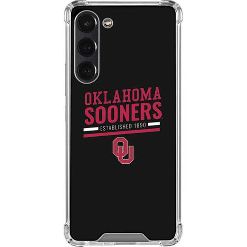 University of Oklahoma Sooners Est 1890 Galaxy S23 Plus Clear Case