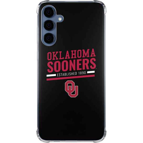 University of Oklahoma Sooners Est 1890 Galaxy S24 Clear Case