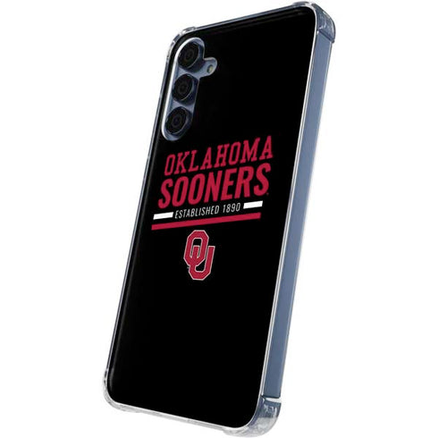 University of Oklahoma Sooners Est 1890 Galaxy S24 Clear Case