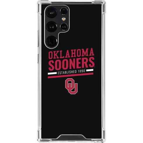 University of Oklahoma Sooners Est 1890 Galaxy S24 Ultra Clear Case