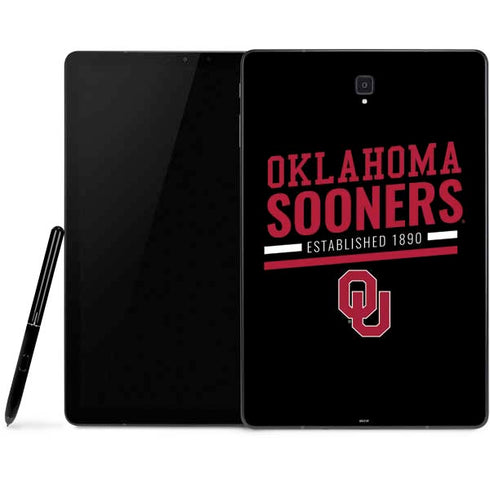 University of Oklahoma Sooners Est 1890 Samsung Galaxy Tab Skin