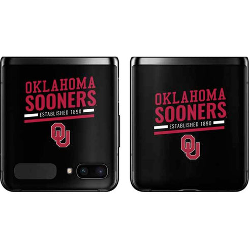 University of Oklahoma Sooners Est 1890 Galaxy Z Flip Skin