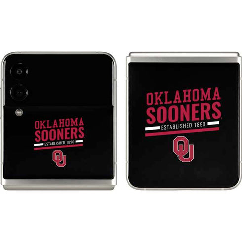 University of Oklahoma Sooners Est 1890 Galaxy Z Flip3 5G Skin